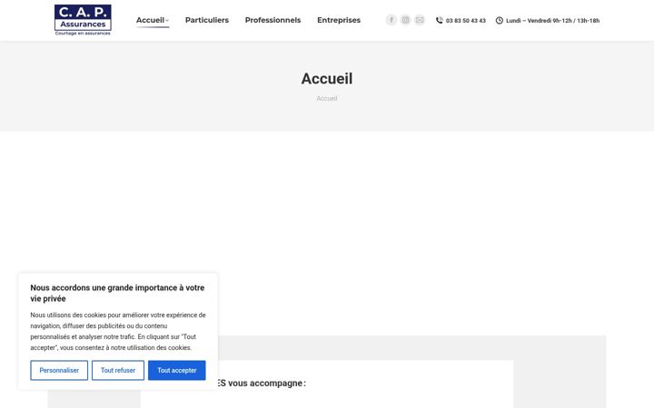 Screenshot of capassurances54.fr