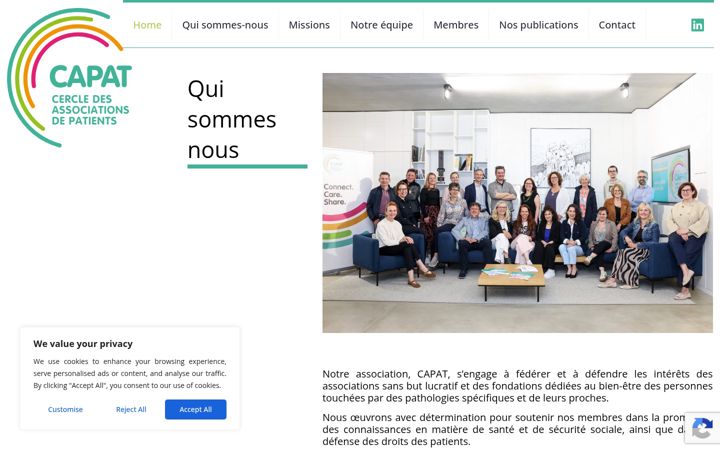 Screenshot of capat.lu