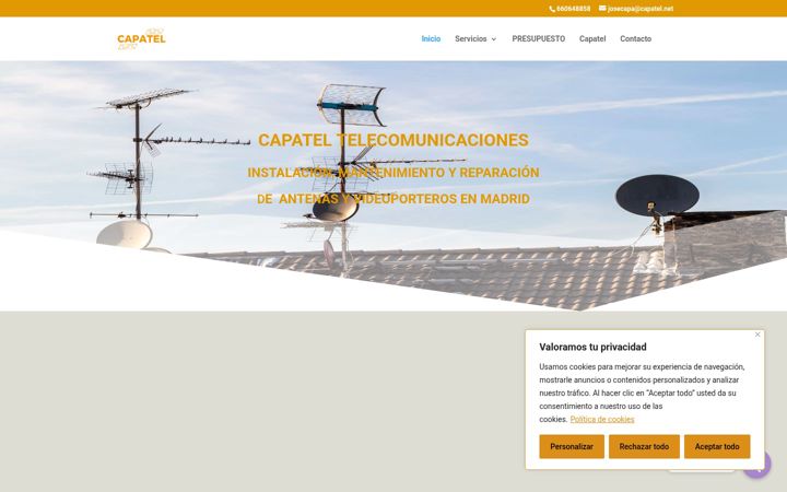 Screenshot di capatel.net