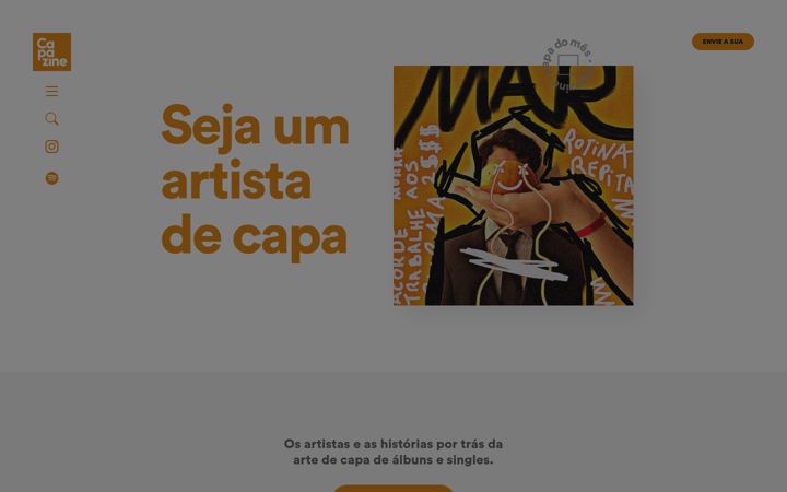 Screenshot of capazine.com