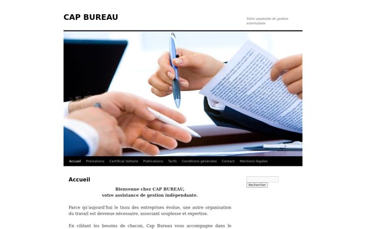 Screenshot of capbureau.fr