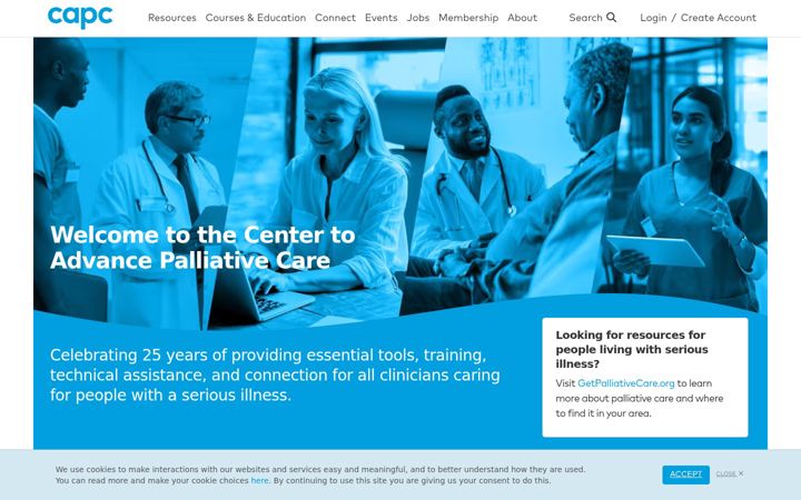 Screenshot of capc.org