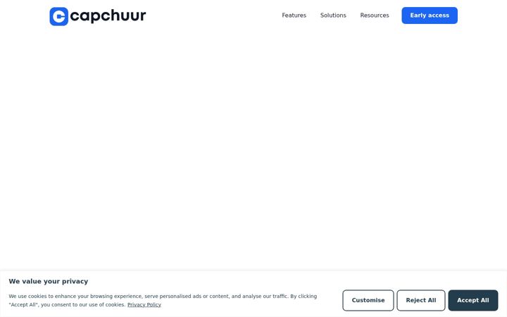 Screenshot of capchuur.com