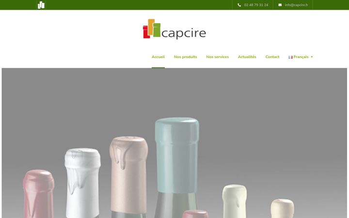 Screenshot of capcire.fr