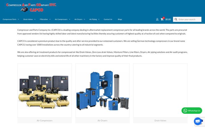 Screenshot of capco-usa.com