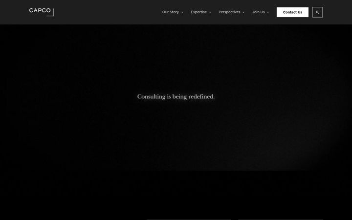 Screenshot of capco.com