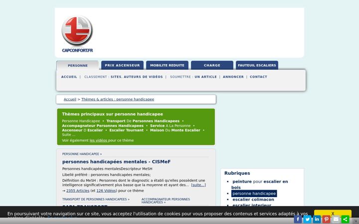 Screenshot of capconfort.fr