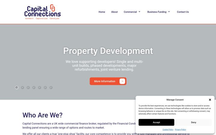 Screenshot of capconn.co.uk