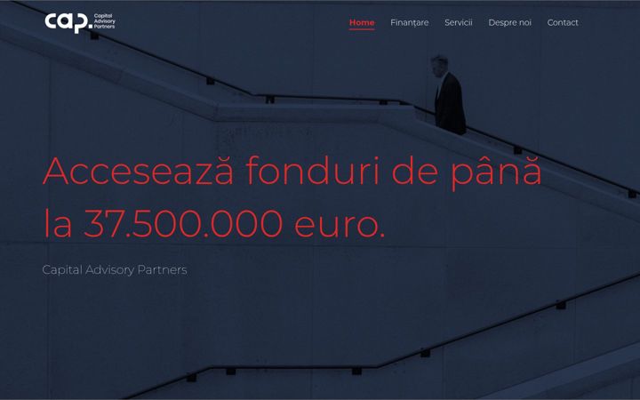 Screenshot of capconsulting.ro