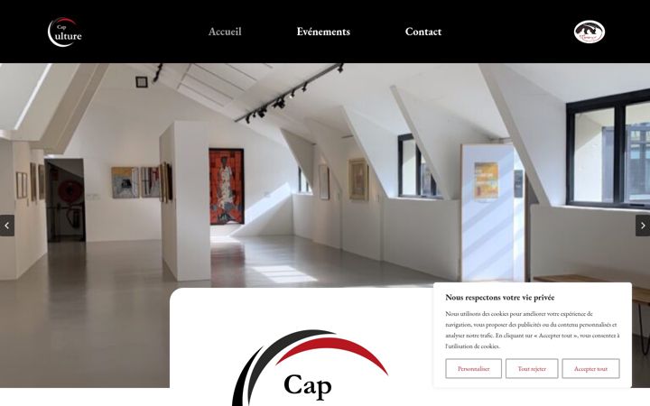 Screenshot of capculture.be
