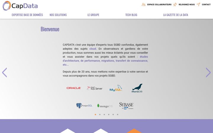 Screenshot of capdata.fr