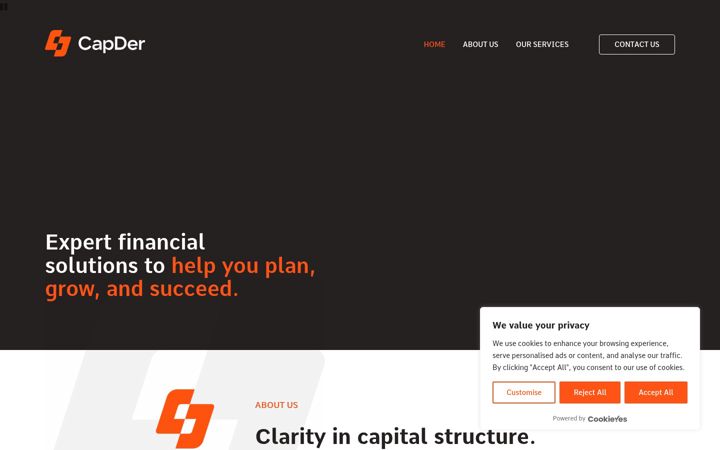 Screenshot of capder.com
