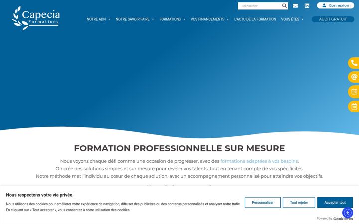 Screenshot του capecia-formations.fr