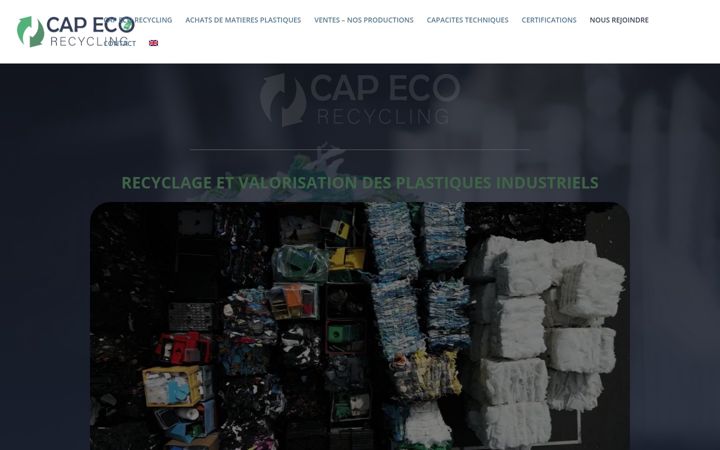 Screenshot of capeco-recycling.com