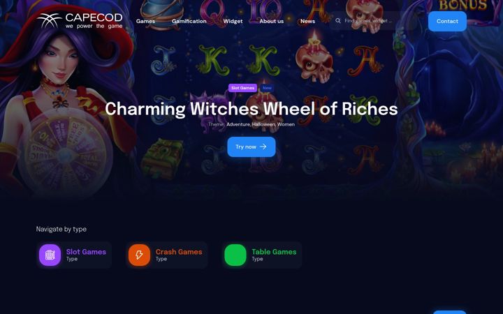 Screenshot του capecodgaming.com