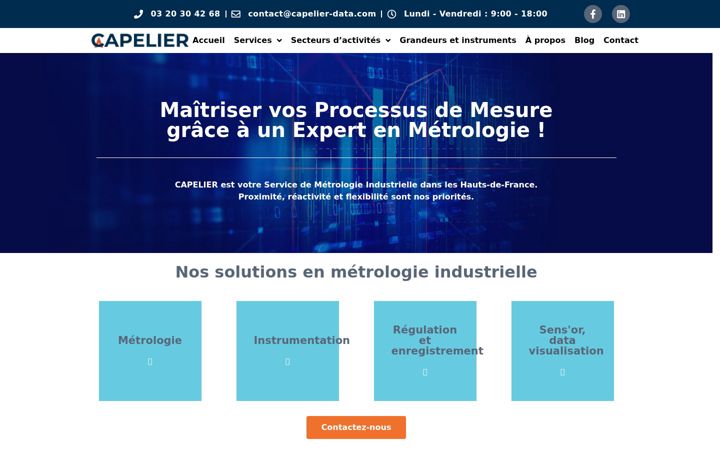 Screenshot of capelier-data.com