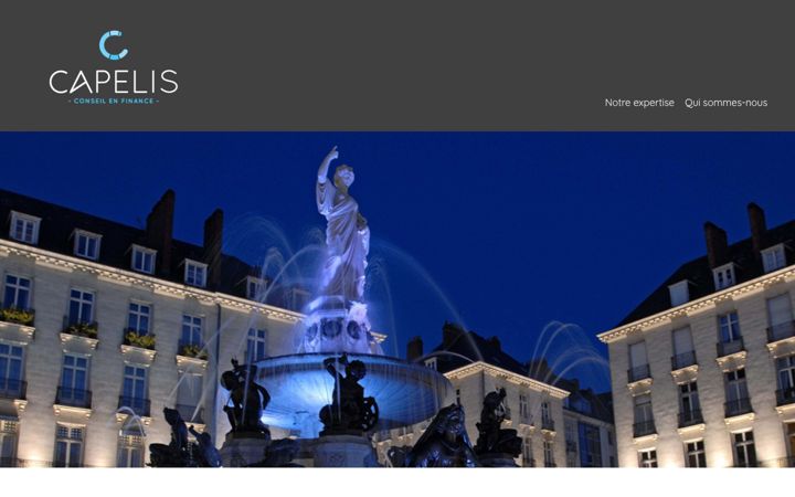 Screenshot of capelis.fr