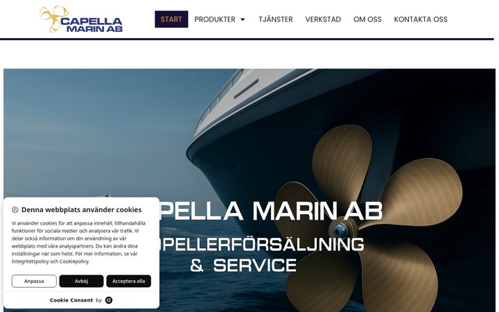 Screenshot of capella.se