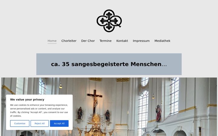 Screenshot of capellaquirina.de