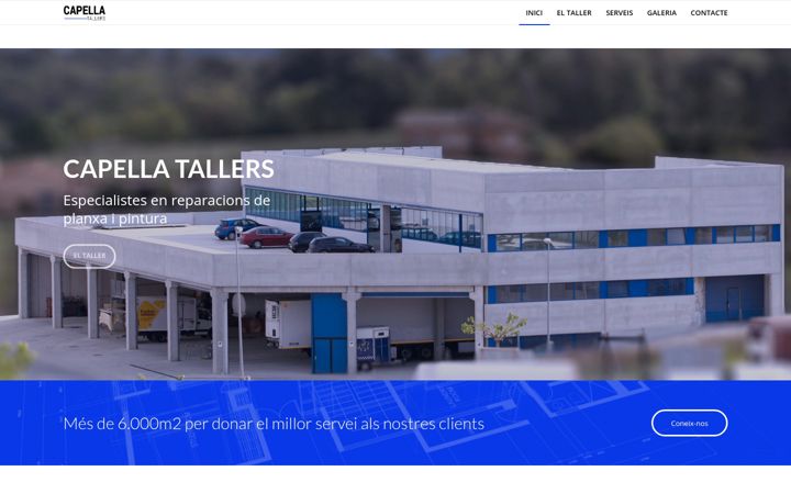 Screenshot of capellatallers.cat