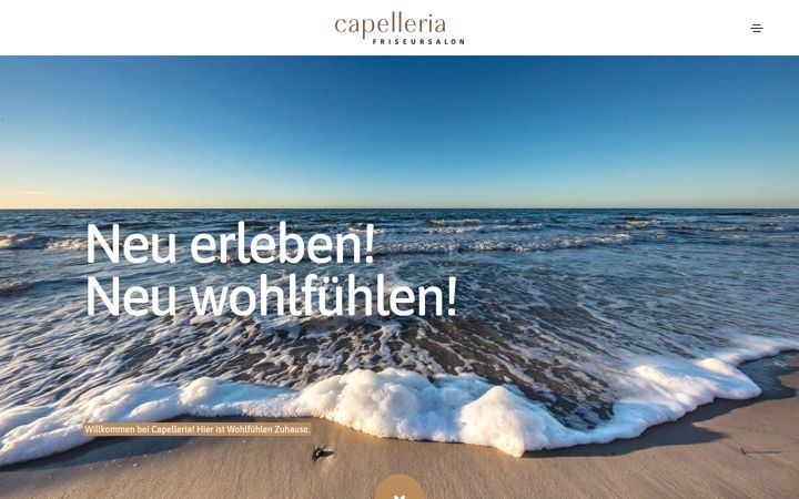 Screenshot of capelleria.de