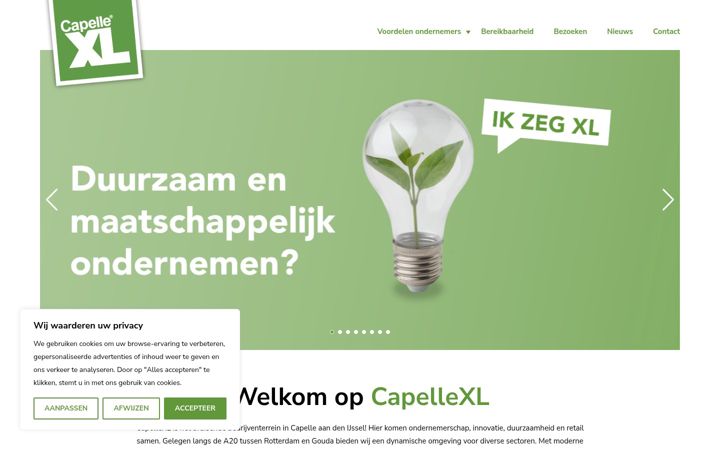 Screenshot of capellexl.nl