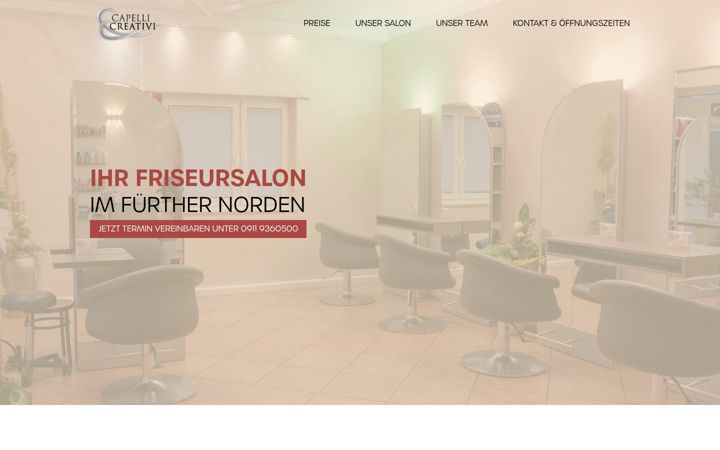 Screenshot of capelli-creativi.de