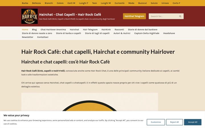 Screenshot of capellichat.altervista.org