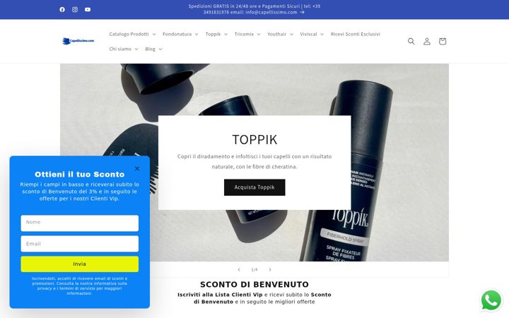 Screenshot of capellissimo.com