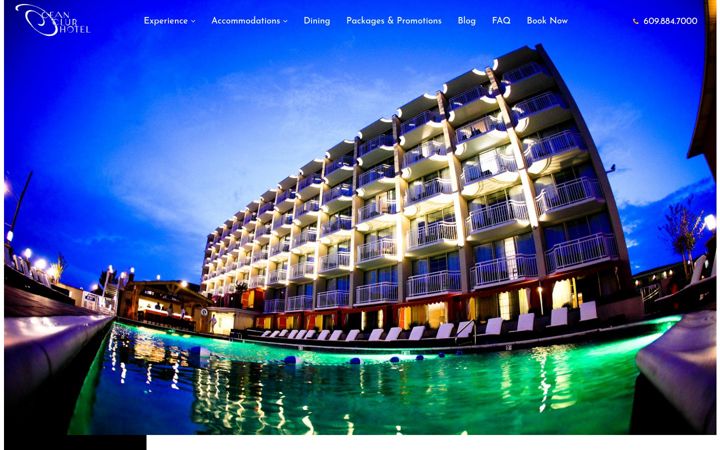 Screenshot of capemayoceanclubhotel.com