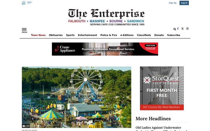 Screenshot of capenews.net