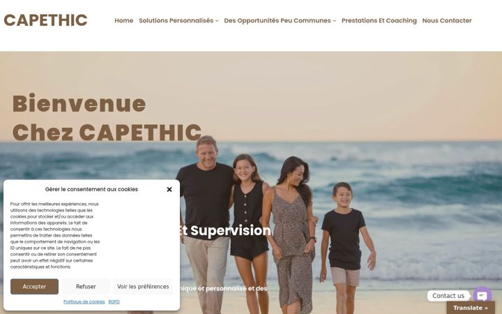 Screenshot of capethic.com