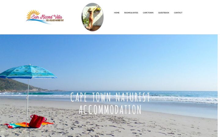 Screenshot of capetownnaturistaccommodation.com