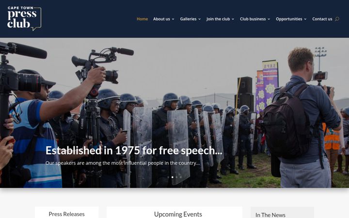 Screenshot von capetownpc.org.za