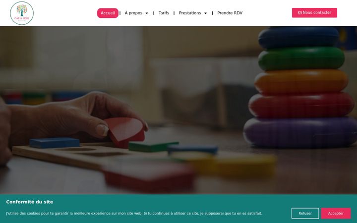 Screenshot of capetsensergo.fr