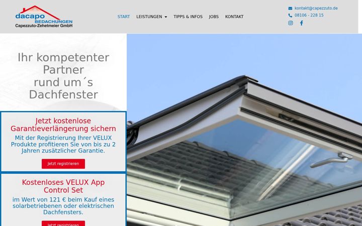 Screenshot of capezzuto.de