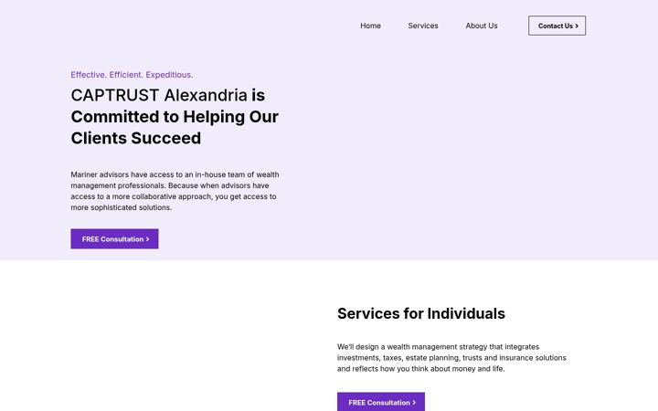 Screenshot of capfinpartners.live