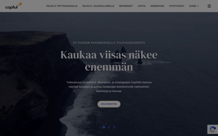 Screenshot of capful.fi