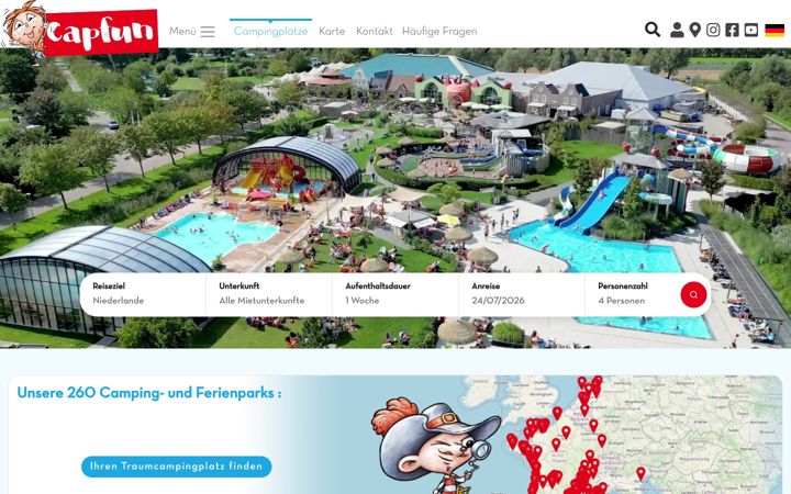 Screenshot of capfun.de