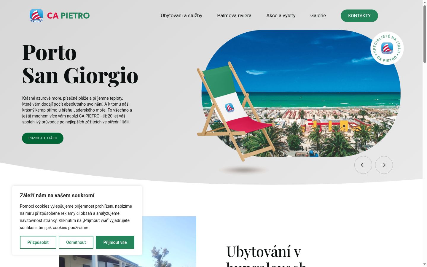 Sutikimo reklamjuostės, rodytos prieš bet kokią sąveiką, ekrano kopija