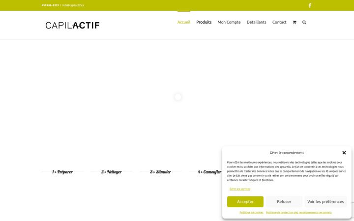 Screenshot του capilactif.ca