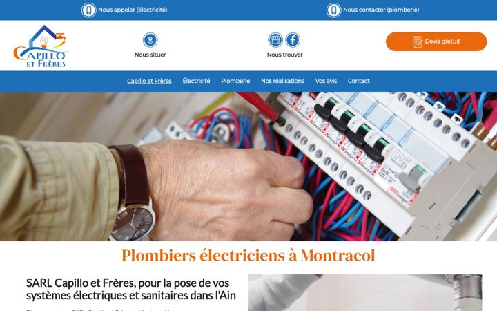 Screenshot of capillo-freres.fr