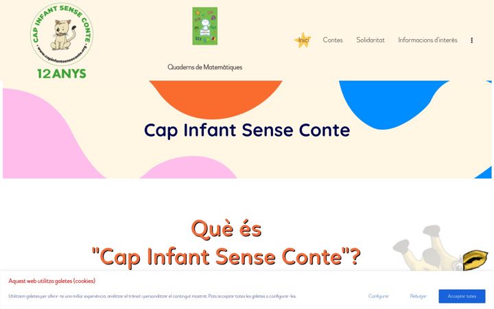 Screenshot του capinfantsenseconte.org