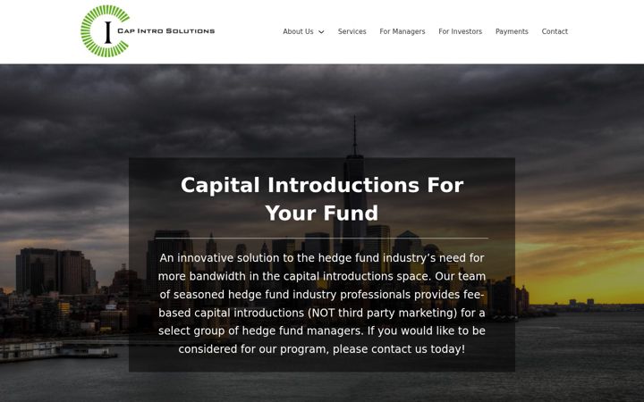 Screenshot of capintrosolutions.com