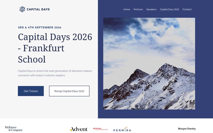 Screenshot of capital-days.com