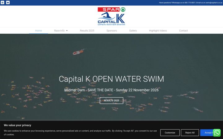 Screenshot von capital-k.co.za