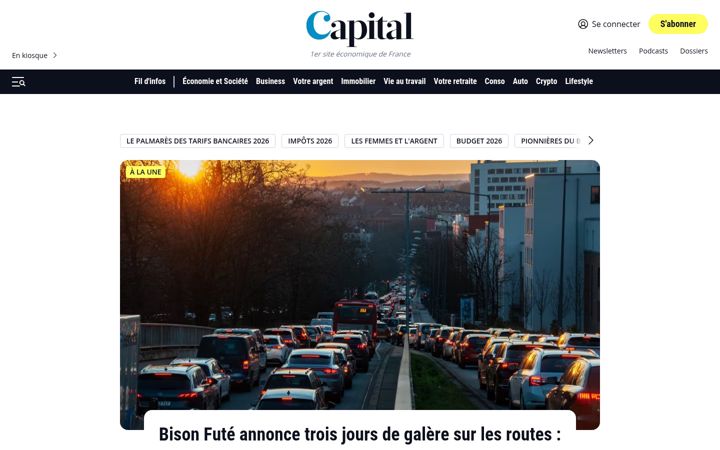 Screenshot of capital.fr