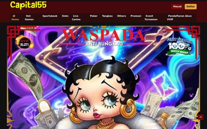 Screenshot of capital55.net