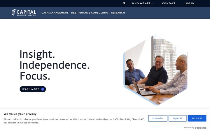 Screenshot of capitaladvisors.com