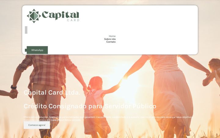 Screenshot of capitalcardconsignado.com.br